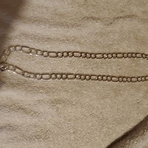 30" 3+1 Figaro necklace 925